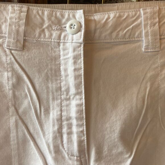 Woolrich Women’s Vintage Montevallo Bermuda Shorts White Size 14 New with Tags - Picture 4 of 12